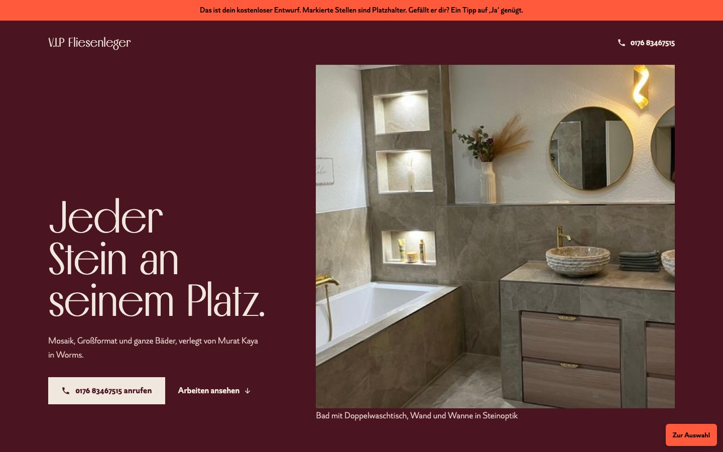 Weiche C am Desktop, erster Bildschirm